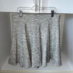 Grey Pleated Skirt
